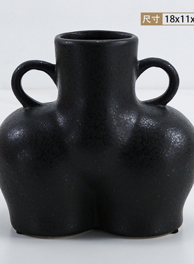 样板间橱柜摆件抽象人物家居软装