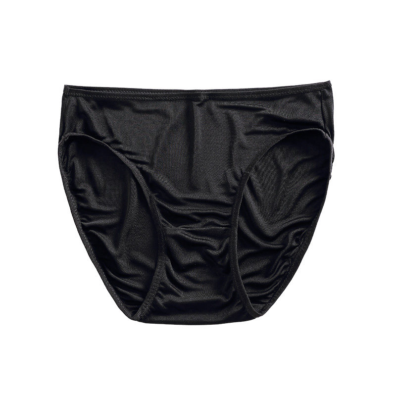 3条100%桑蚕丝真丝内裤女士中低腰夏季透气舒适速干无痕三角短裤,淘宝优惠券,粉丝福利购,淘宝优惠卷