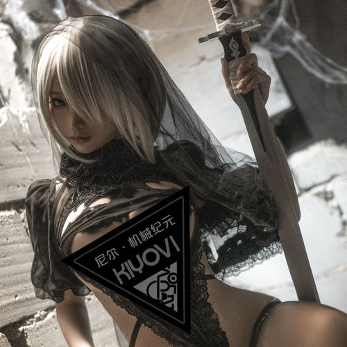KIYOVI原创现货同人尼尔机械纪元2B小姐姐COSPLAY女游戏御宅装 - 图0