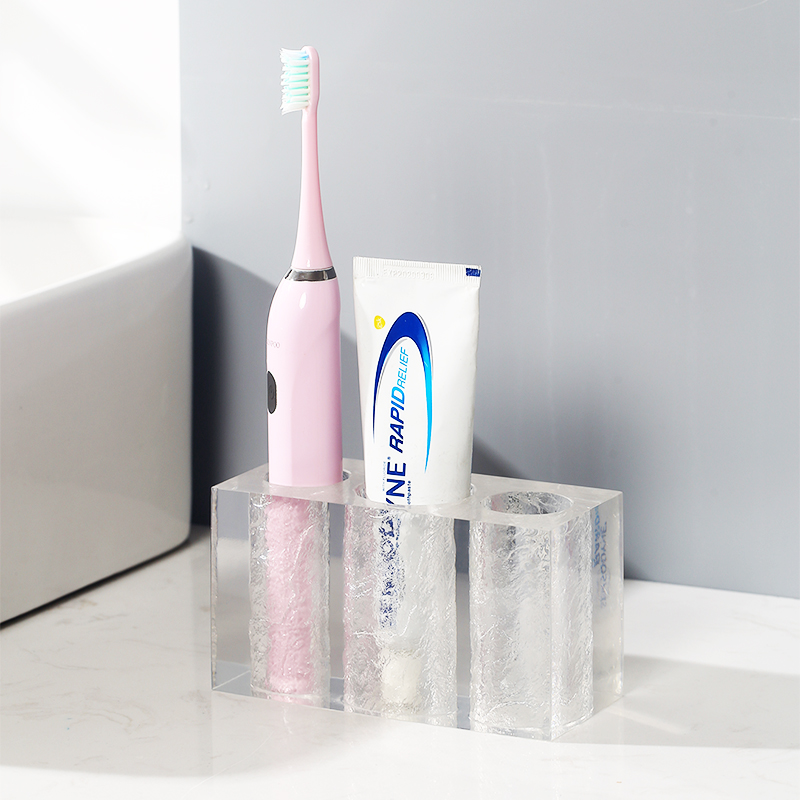 台式电动牙刷置物架洗漱台牙刷牙膏架子洗手台面牙具座台置牙具架