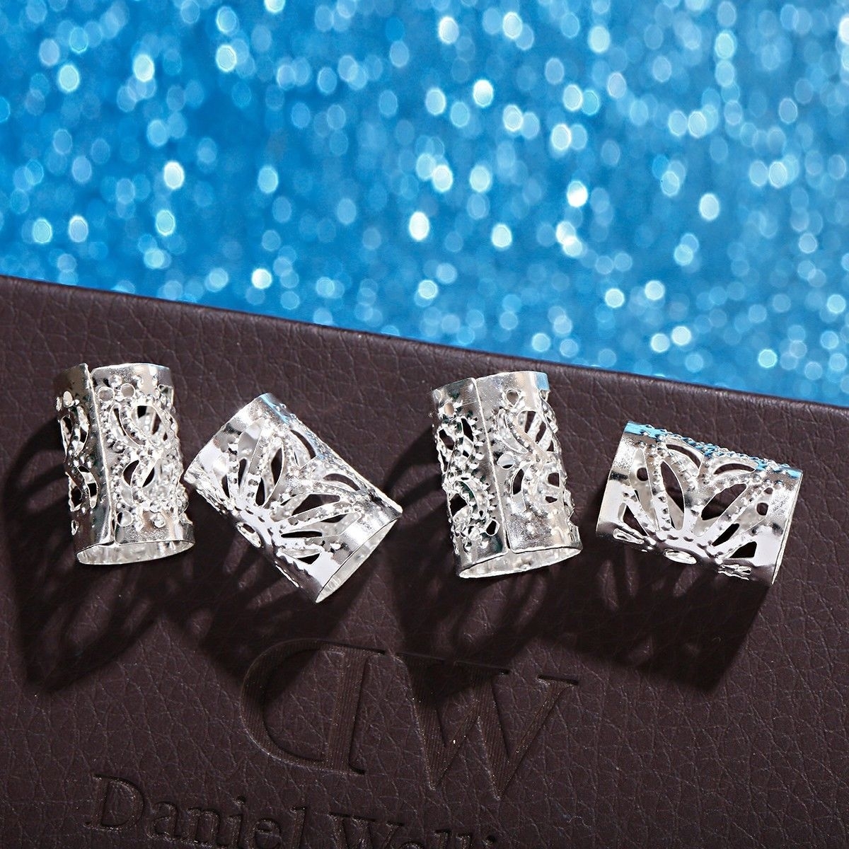 脏辫扣环雷鬼脏辫饰品装饰发环发圈发扣头饰发饰编辫发环发圈假发 - 图0