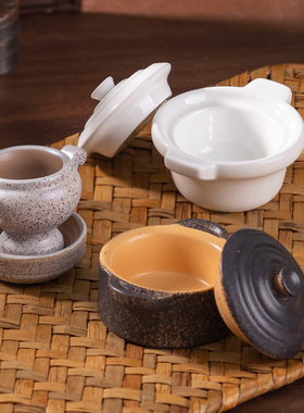 微景观创意迷你砂锅蔬菜鱼肉摆件