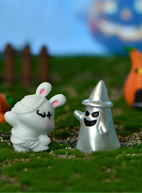 微景观小摆件万圣节装饰可爱南瓜