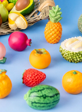 微景观造景小摆件仿真水果48款桌