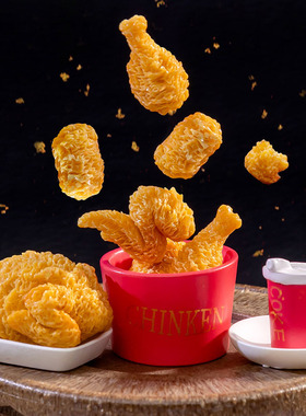 树脂写实桌面摆件食物