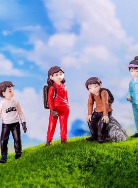 pvc摆件卡通手工小人微景观摆设