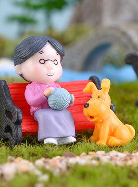 微景观盆栽摄影可爱风座椅小饰品