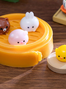 树脂卡通微景观摆件手工