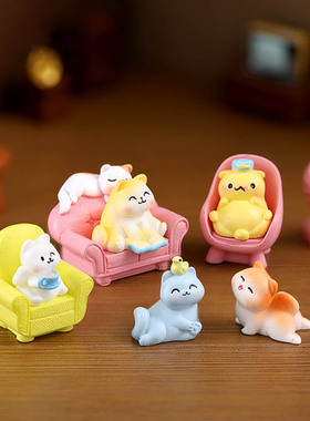 树脂沙发工艺品微景观