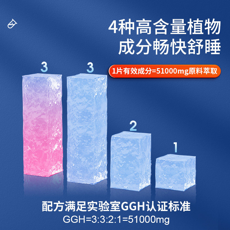 biosline植物睡眠片调理褪黑素gaba Biosline健康海外褪黑素/松果体素