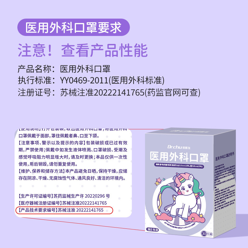  初医生口罩（器械）