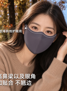 分舱式可喝水保暖口罩骑行面罩