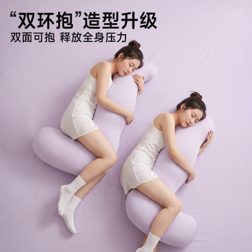 抱枕女生睡觉专用夹腿侧睡专用娃娃玩偶冰丝长条枕高颜值2026新款 - 图0