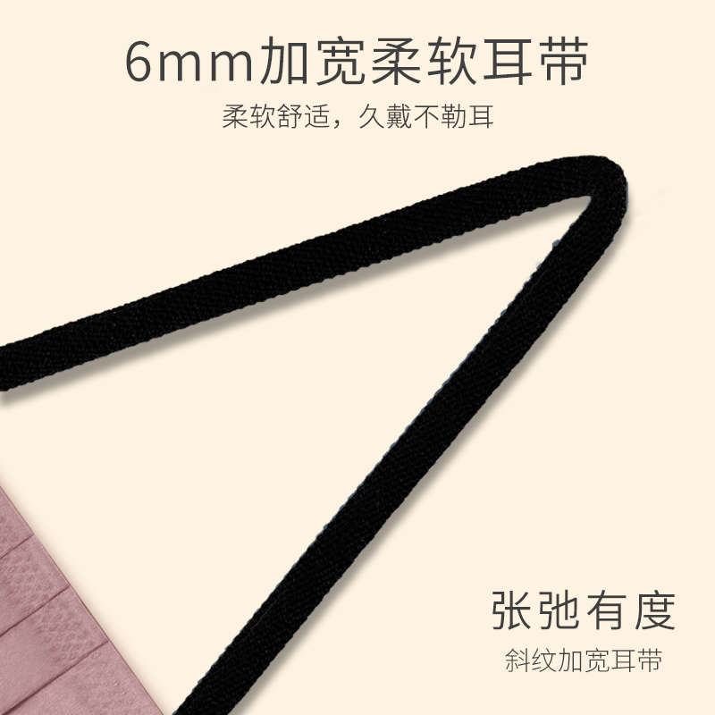 初医生莫兰迪色医用外科口罩一次性医疗灭菌女高颜值2024秋冬新款