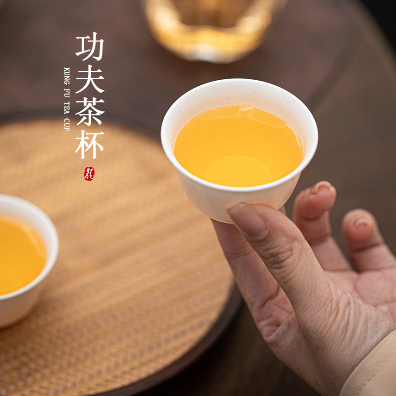 一次性功夫茶杯加厚硬防烫家用待客高档耐高温泡茶杯子品茗茶水杯 - 图3