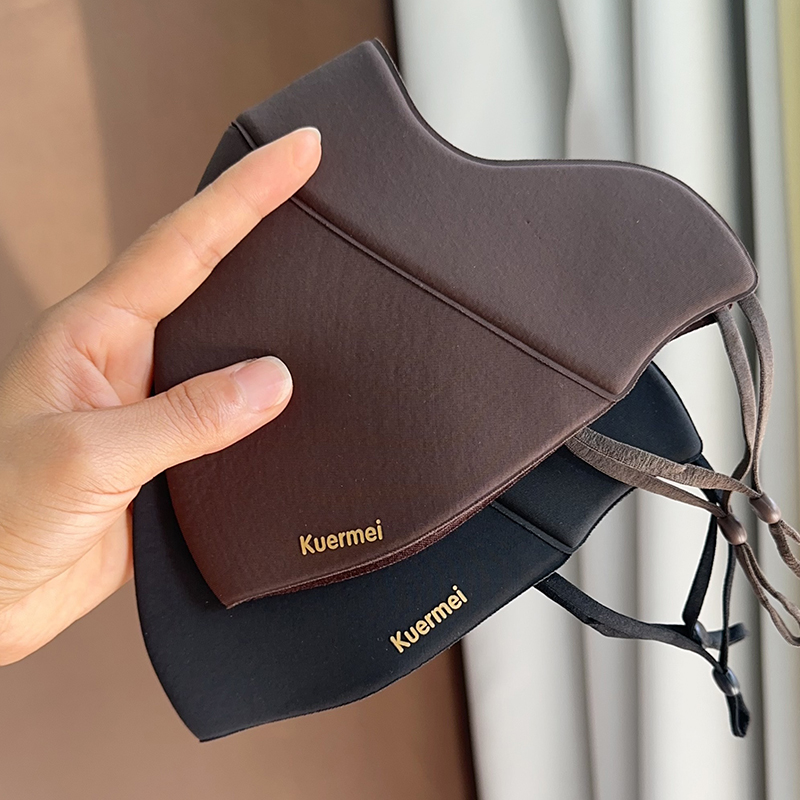 保暖口罩女高颜值2025秋冬防风防寒透气护眼角显脸防晒小黑色面罩 - 图2