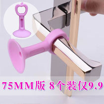 Suction Gum Door Silicon B Free Punch Door Stopper Large Door Handle Crashworthy Z raw room door mat