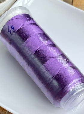 汉服缠花专用免劈线丝光绒线大卷1000米质感好不易滑线接近蚕丝线