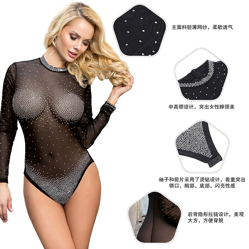 comeondear性感蕾丝透视调情睡衣 comeondear欧夜睡裙