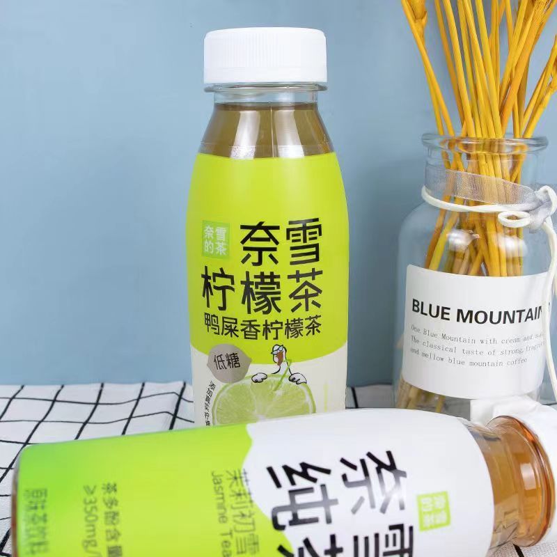 奈雪的茶纯茶鸭屎香柠檬茶300ml*12瓶装柠檬茶低脂肪12瓶装无遮糖 - 图0