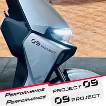 9th electric car MMAX90 car sticker text retrofit 110P reflective sticker decoration strip car stickler for new pint