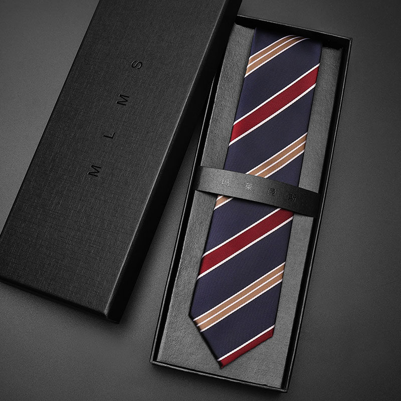 手打领带女款学院风休闲年轻衬衫装饰男士高级感红色卡其条纹潮酷,淘宝优惠券,粉丝福利购,淘宝优惠卷