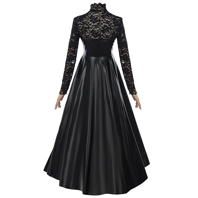 坂本日常cos服大佛黑色连衣裙蕾丝打底全套二次元cosplay服装 - 图1