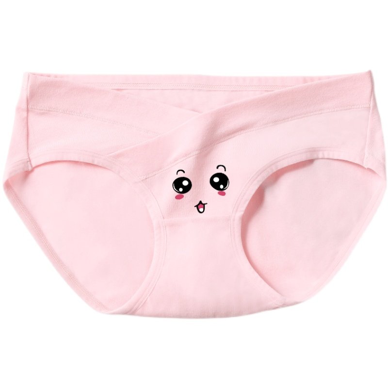 孕妇内裤女纯棉怀孕期专用低腰托腹大码产后月子薄款透气孕中晚期