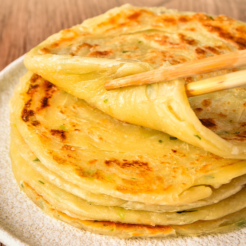 葱油饼老上海风味手抓饼皮早餐半成品速食葱花煎饼面饼正品旗舰店 - 图1