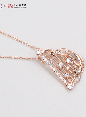 玉见敦煌飞天系列S925银项女饰品轻奢小众设计感简约百搭新款