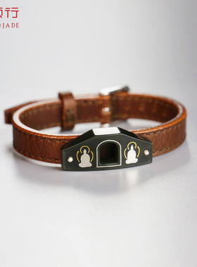 玉顺行手镯和田玉情侣个性小众