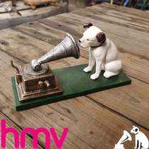 Nipper listening to music The puppy retro cast-iron Nipa American pendulum pieces Living room Home Accessories Creative Individuality