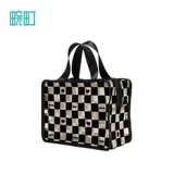 Вместительная и большая сумка-органайзер, льняная сумка, шахматы, косметичка, сумка для путешествий