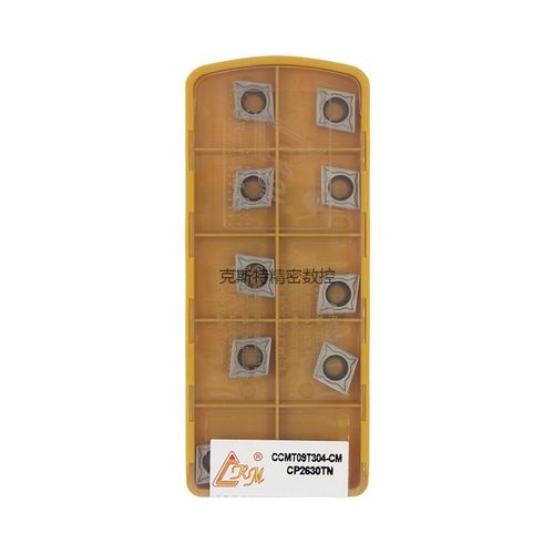 银鲨系列不锈钢钛合金刀片CCMT060204-CM CP2630TN CCMT09T308-CM - 图0