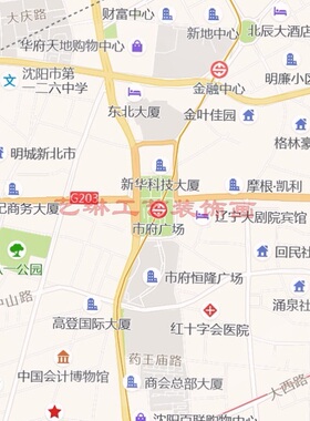 城区街道新版卫星电子地图定制