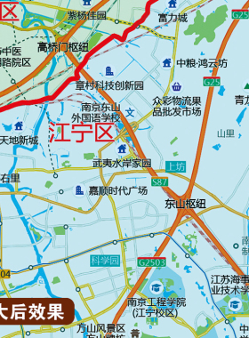 2026新版南京市挂图墙面装饰画客厅沙发墙壁挂画世界中国挂画
