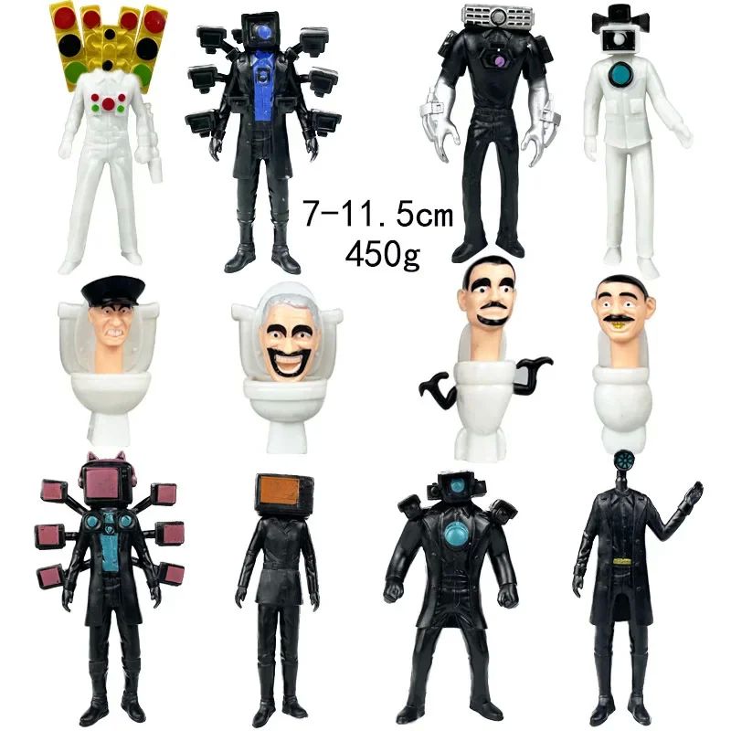 Skibidi Toilet Man figura de cámara de hombre, altavoz de T - 图1