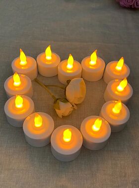 Recarregável Flameless LED vela elétrica, Tea Light, Waxle