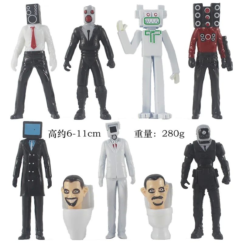 Skibidi Toilet Man figura de cámara de hombre, altavoz de T - 图3