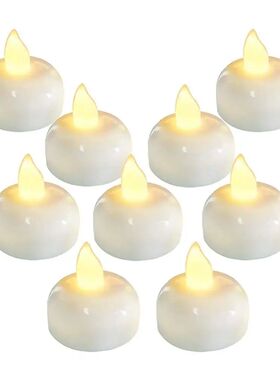Velas LED Flickering Flameless, lampada flutuante impermeáv