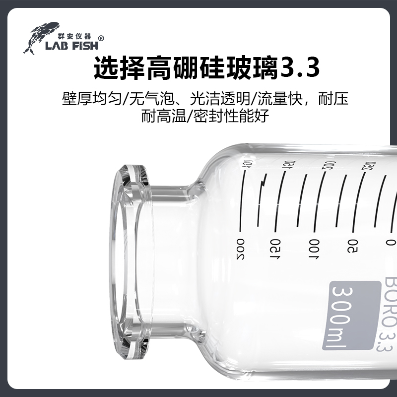 实验室真空抽滤装置1000ml溶剂过滤器真空抽滤瓶玻璃砂芯过滤装置 - 图1