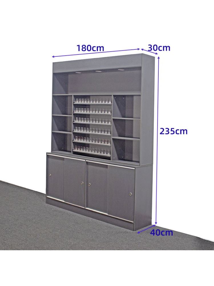 直销烟酒展示柜便利店超市烟柜收银台一体组合商店店铺壁柜定制烟 - 图2