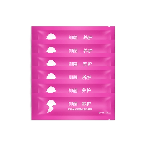 丽检 Антибактериальный интимный увлажняющий питательный освежающий гель, 6 шт