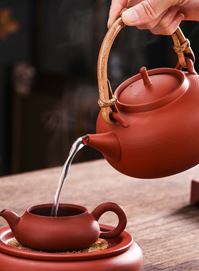 红泥沙铫壶电陶炉煮茶器烧水套装