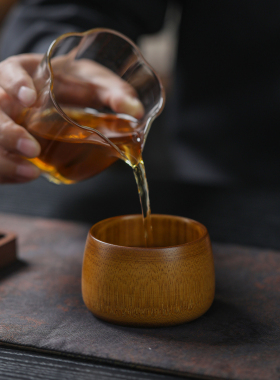 天然竹筒杯手工竹杯子品茗杯茶杯