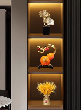 速发福气酒柜摆件家居客厅电视关装饰迁招财玄柜餐边柜工艺品乔品