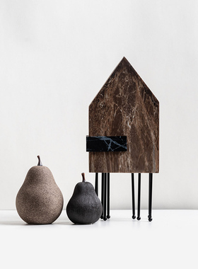 速发装饰推荐子奢房轻摆件树脂间属客厅样板金桌面卧室书房家居软