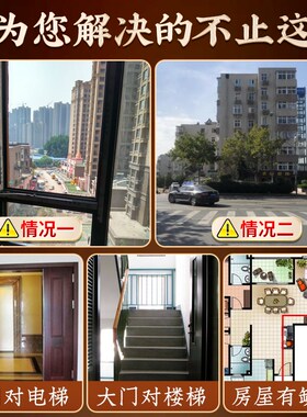 速发纯黄铜山海镇室内摆件麒麟山海镇八卦镜凸镜室外饰件凸面挂挂