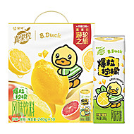 真果粒柠檬蜜柚味果汁/风味饮料笑脸包*2箱