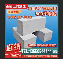 Shenyang Neighborhood Light Brick Aerated Block Foam Brick Partition Wall Soundproofing Thermal Insulation Undertaking Hotel Bag stock